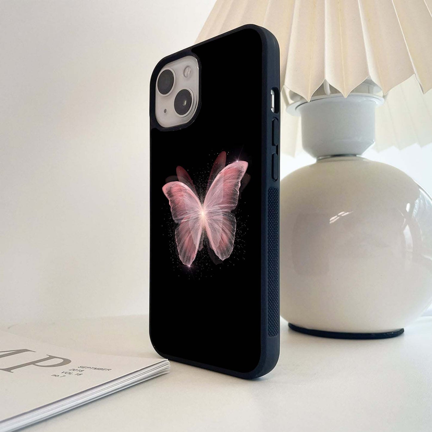 Celestial Wings Butterfly Glass Case
