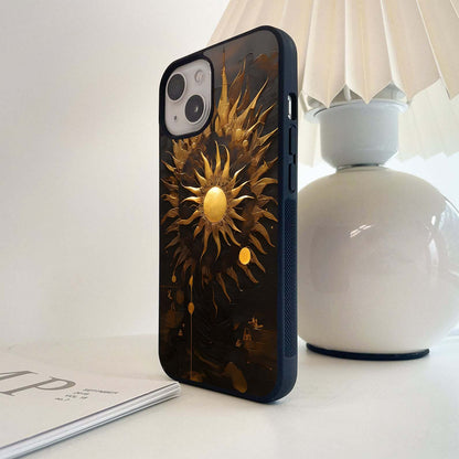 Golden Sun Majesty Glass Case