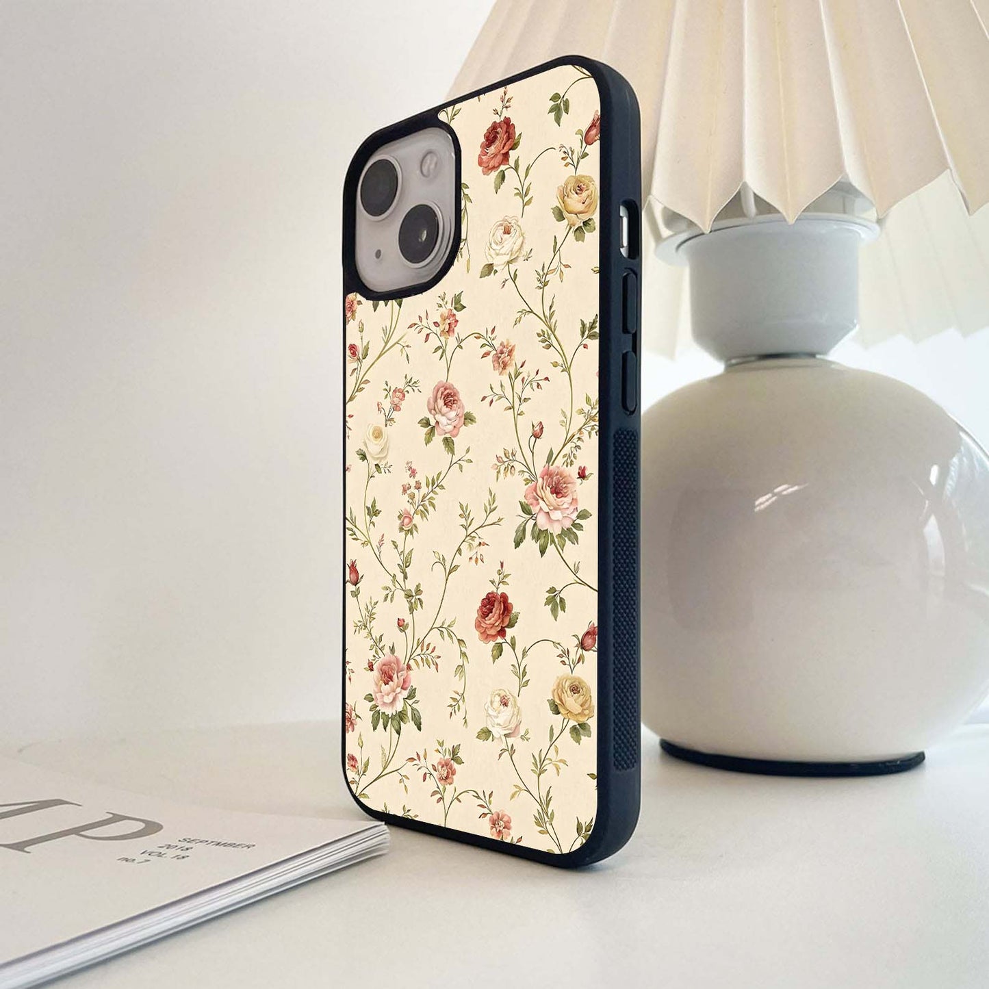 Floral & Nature-Inspired Glass Case