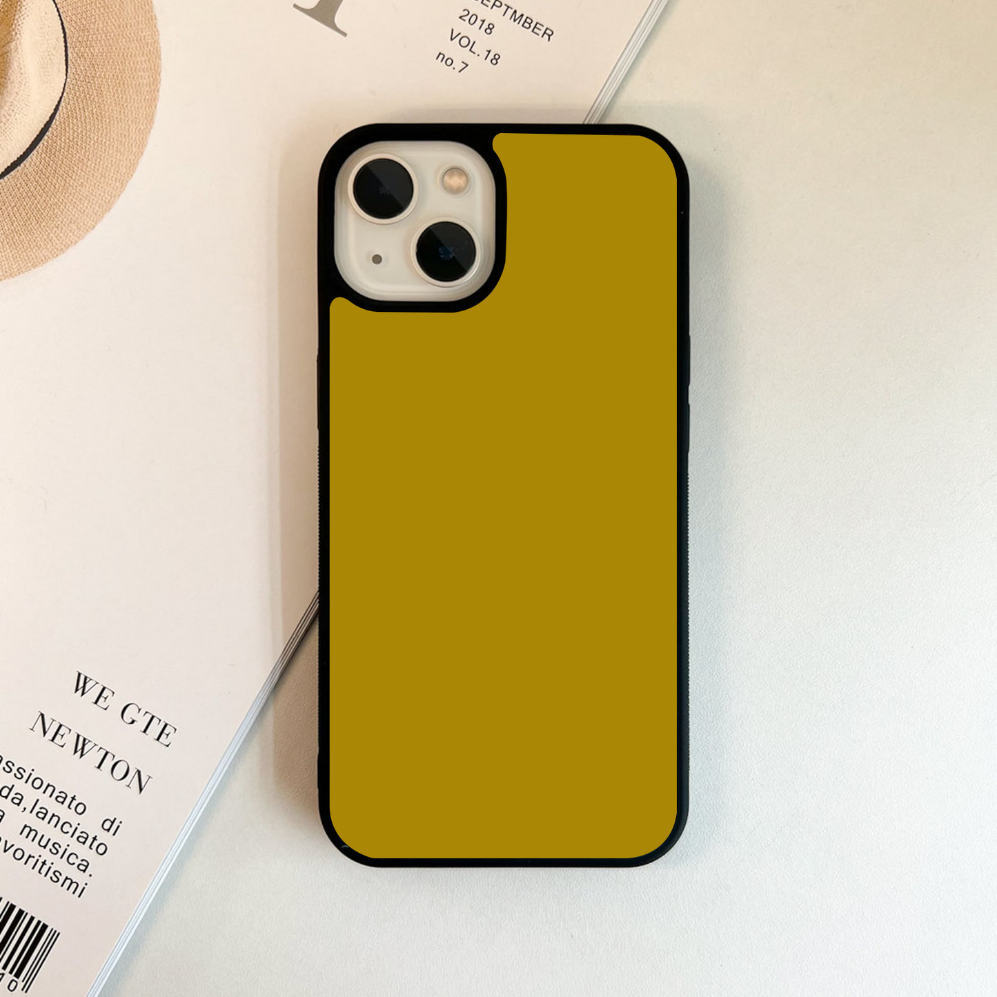 Pantone Golden Palm Glass Case