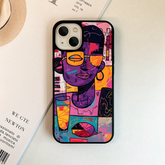 Cozy Cat Nap Glass Case