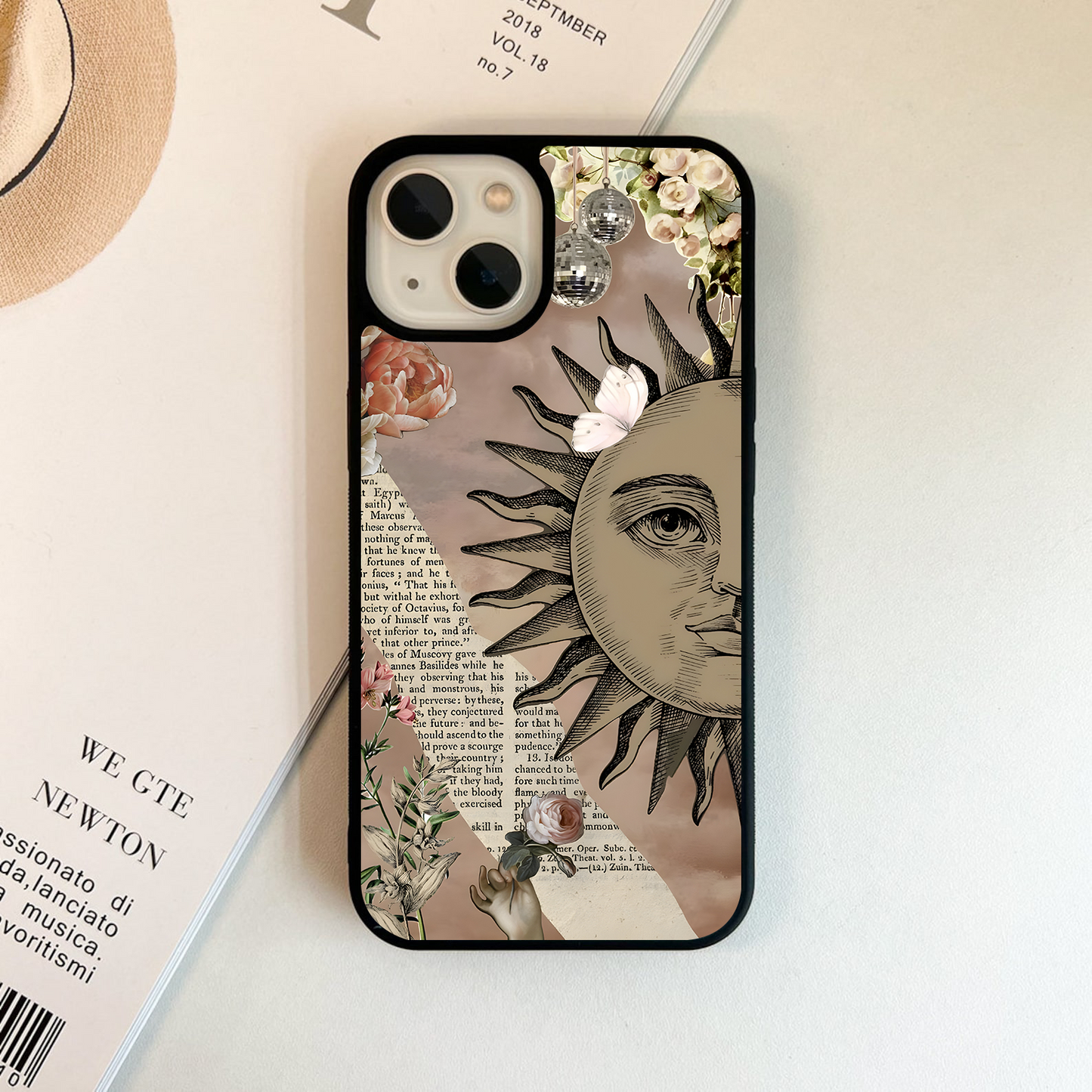 Boho Mystic Bloom Glass Case