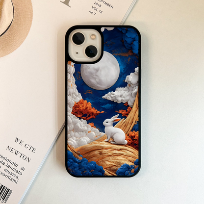 Midnight Bunny Tale Glass Case