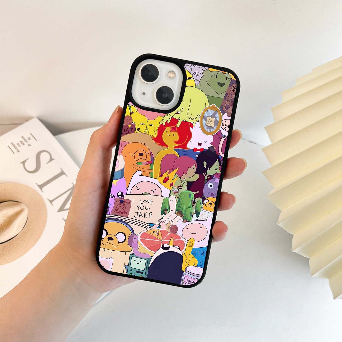 Adventure Time Animated Glass Case