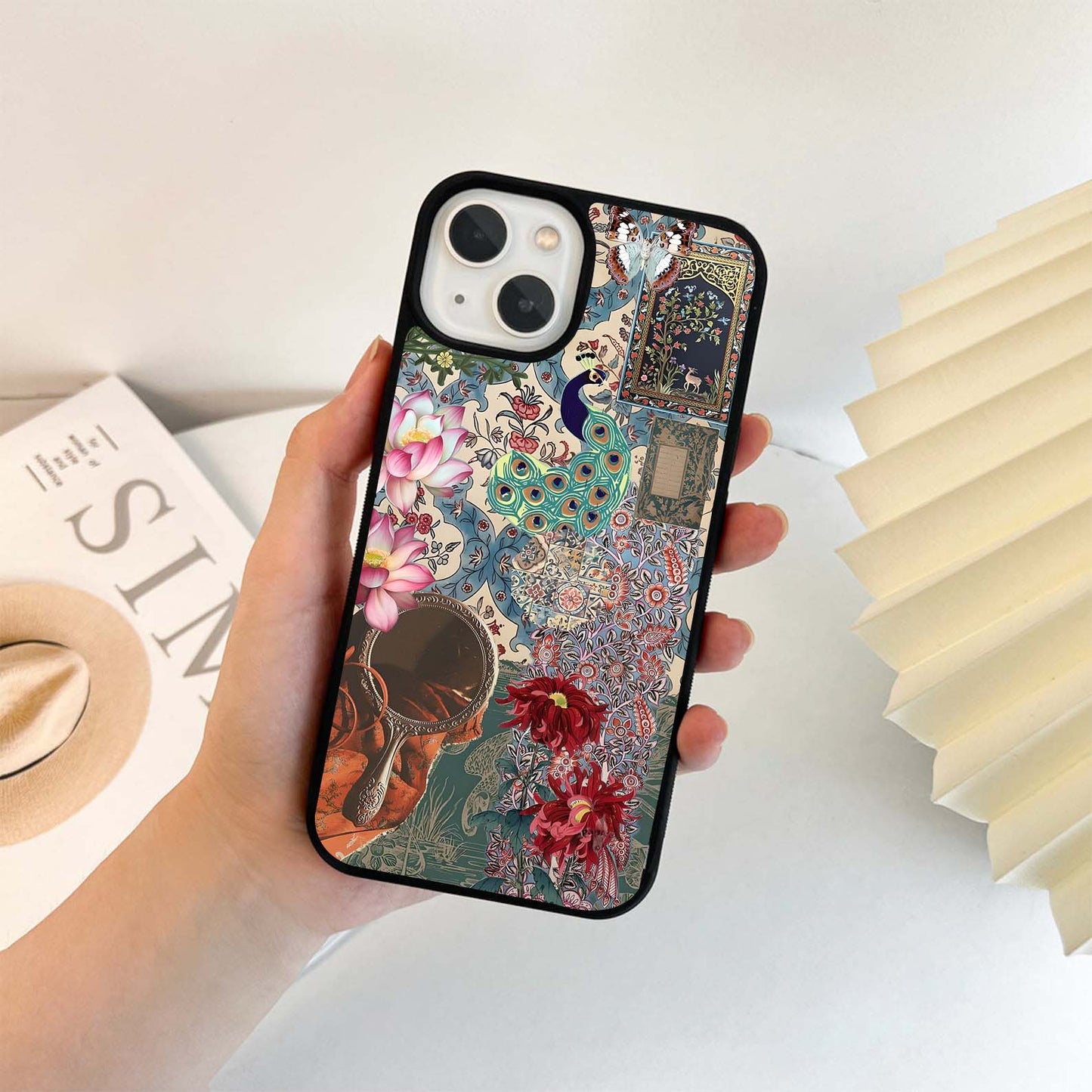 Cockatiel Blossom Glass Case