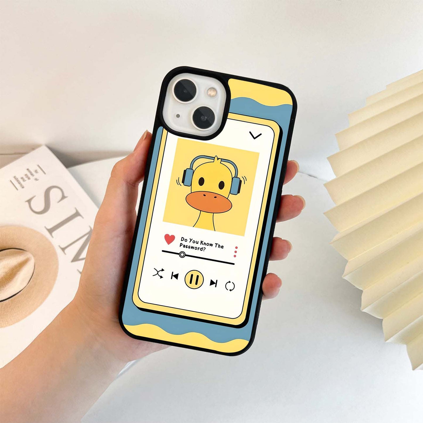 Duck Beat Mode Glass Case