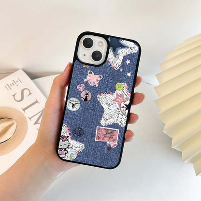 Fondoss cute Pattern Glass Case