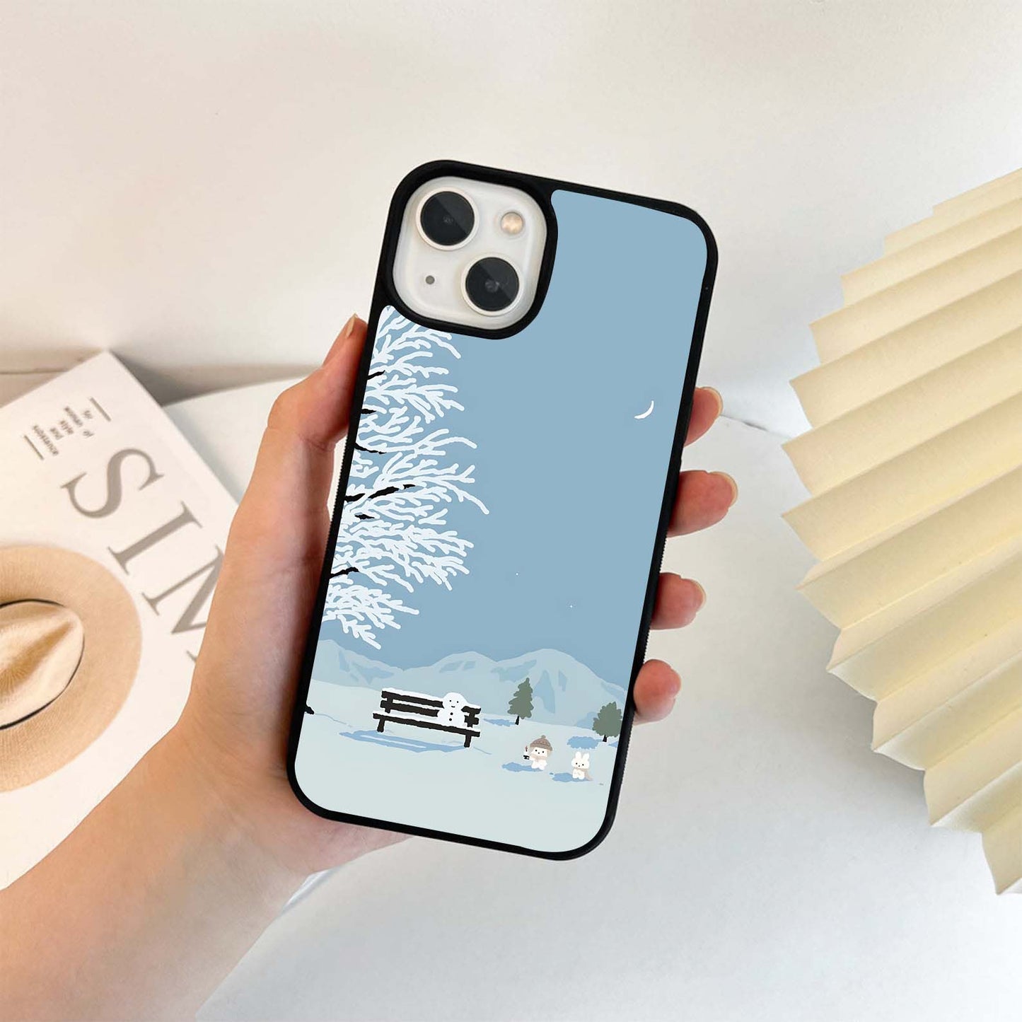 Frosty Whimsy Glass Case