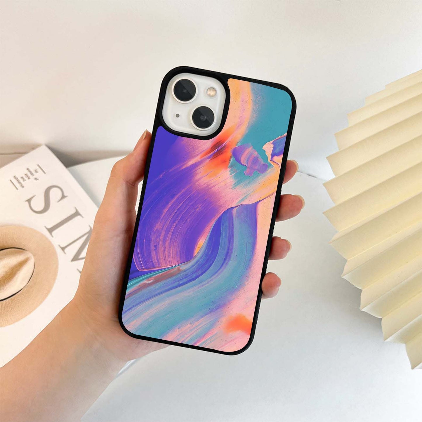 Illusion Painting Glass Case