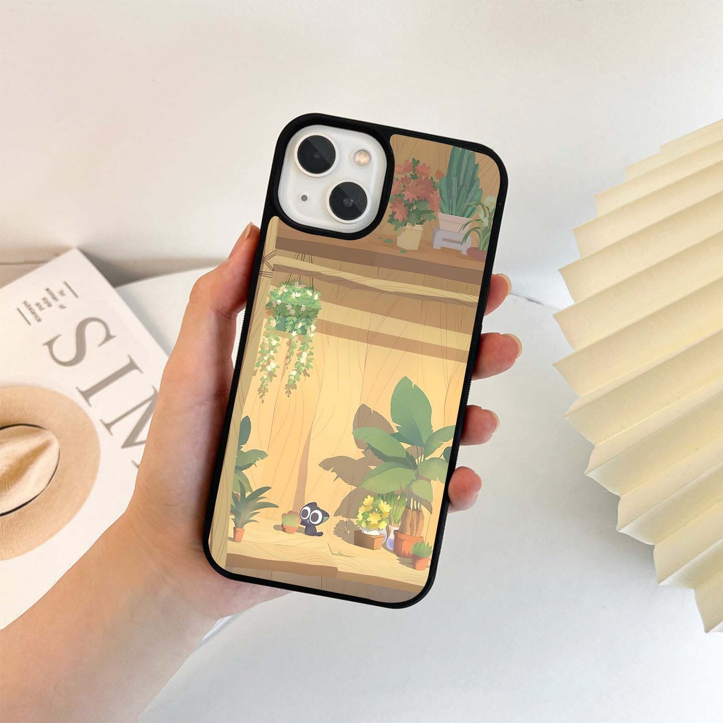 Kitten House Glass Case