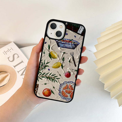 Lemon Art Table Glass Case