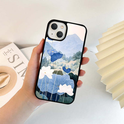 Lotus Dream Scene Glass Case