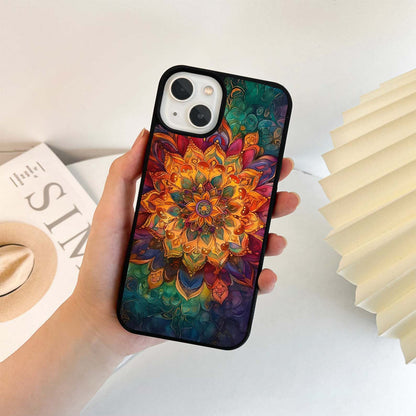 Mandala Vibrants Glass Case