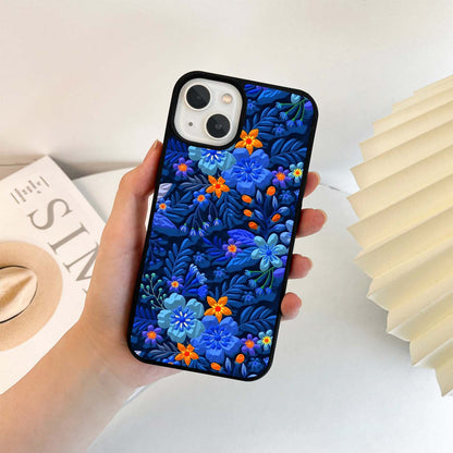 Midnight Floral Pop Glass Case