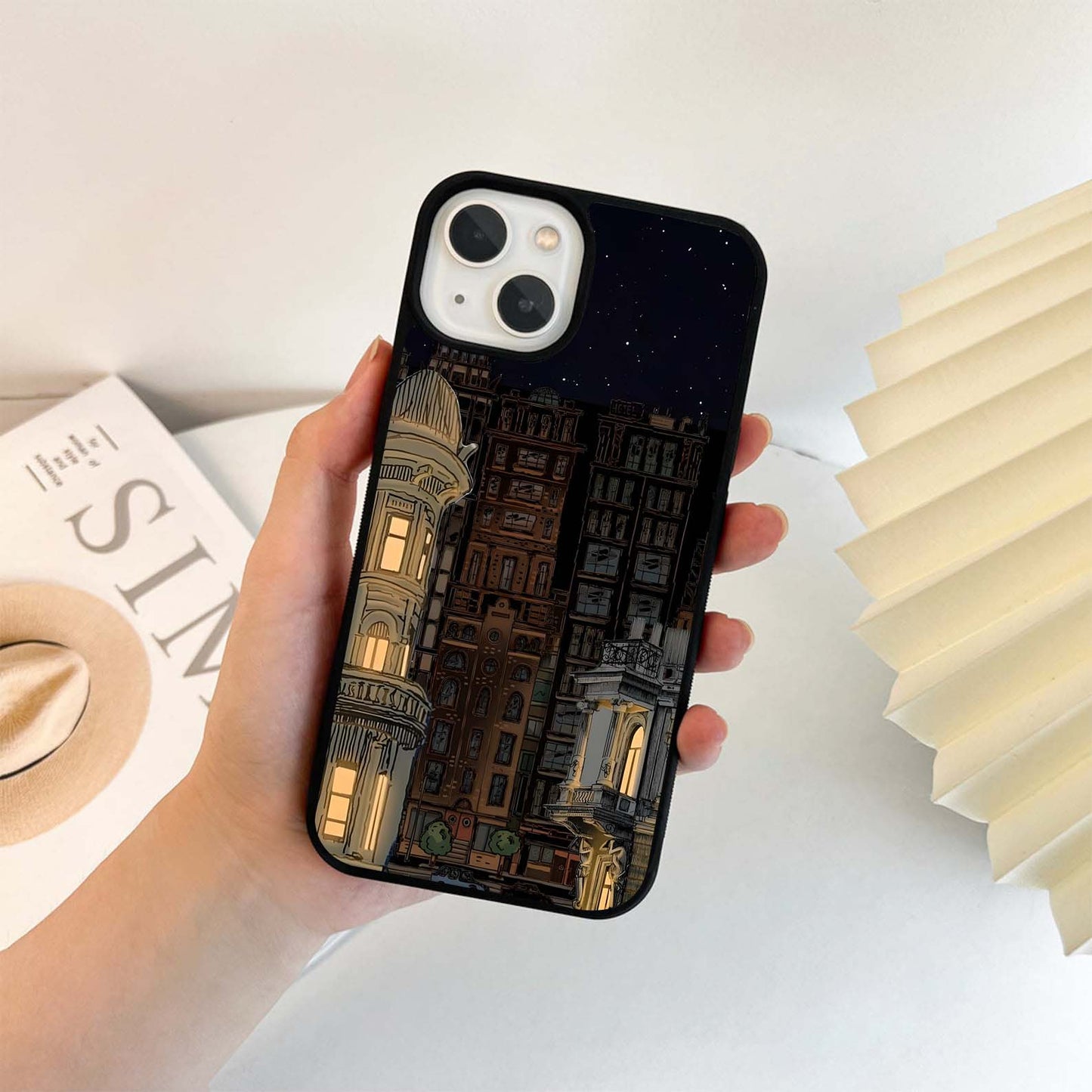 Moonlight Town Dream Glass Case