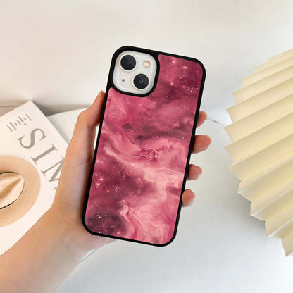 Pink Space Dust Glass Case