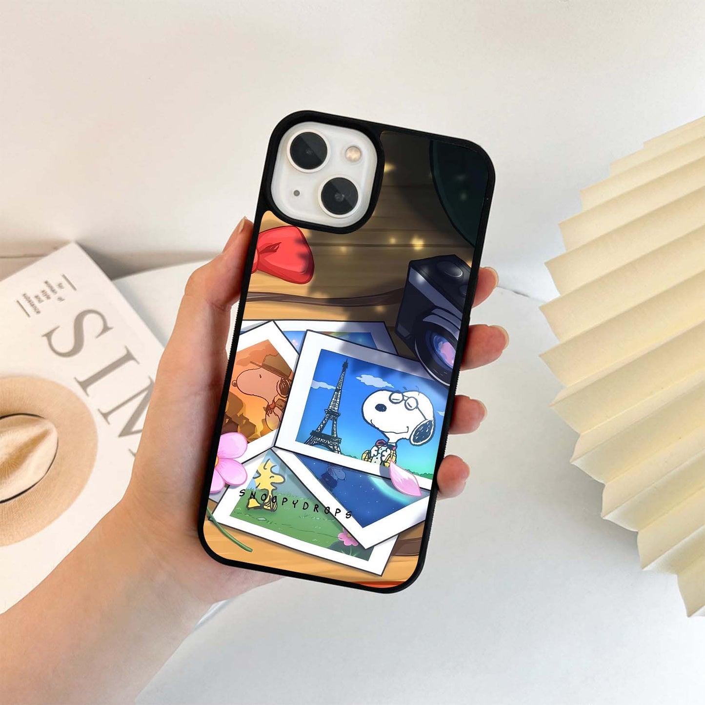 Snoopy Memory Lane Glass Case