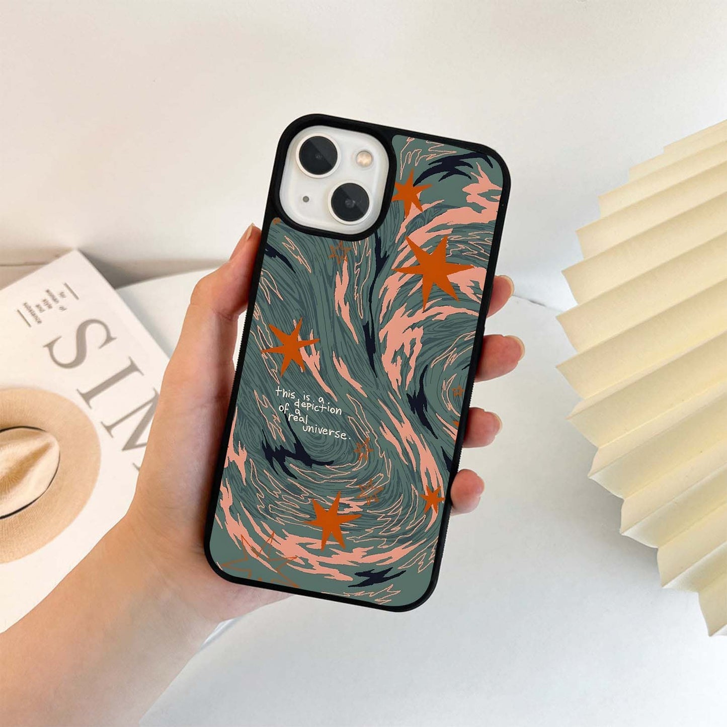 Spiral Star Stream Glass Case