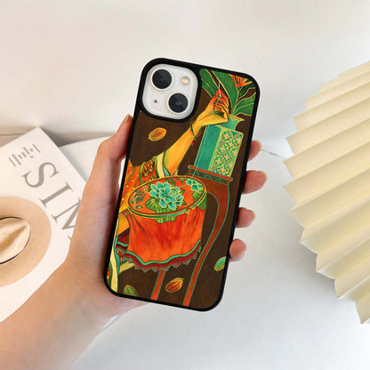 Threaded Bloom Glass Case