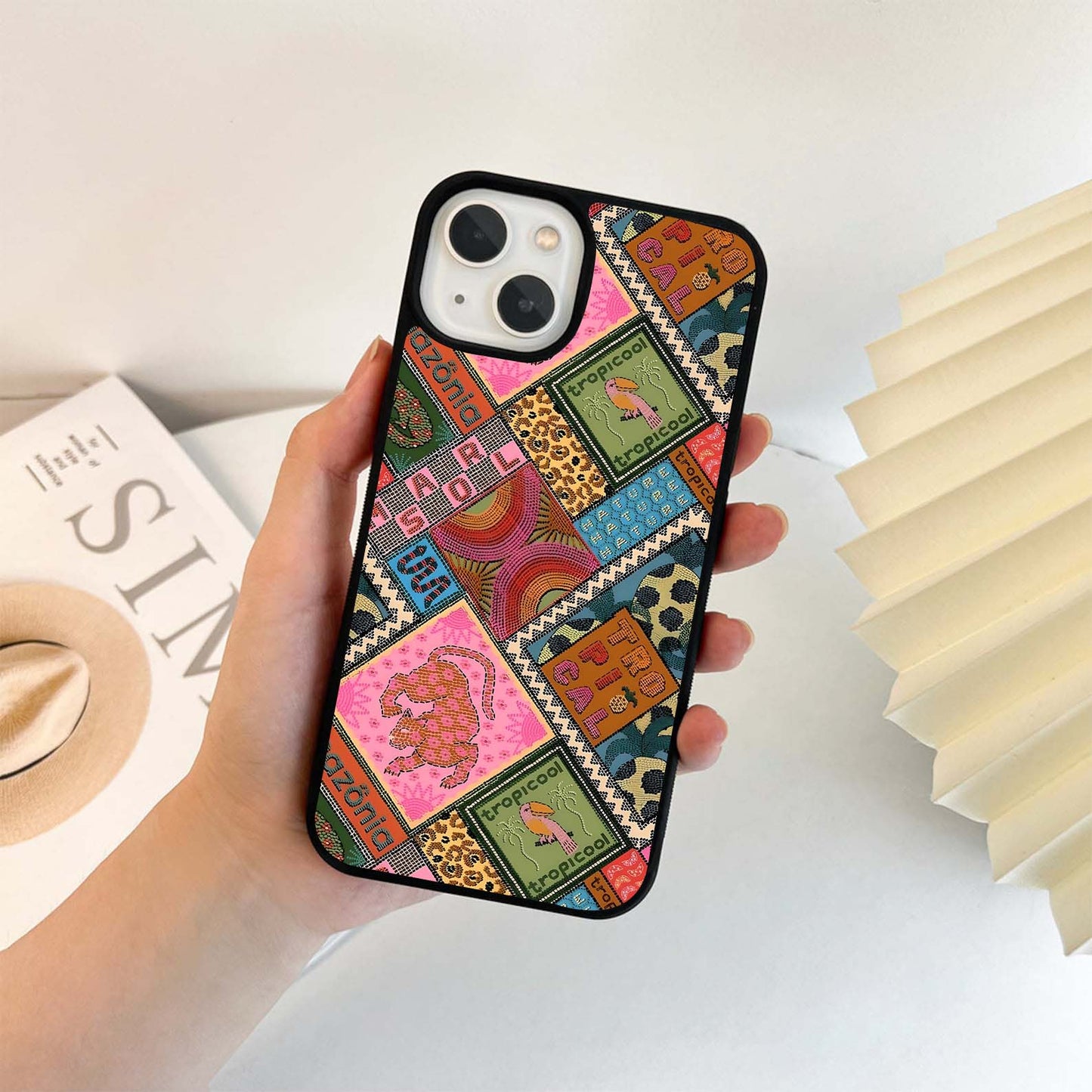 Tropic Vibe Patch Glass Case