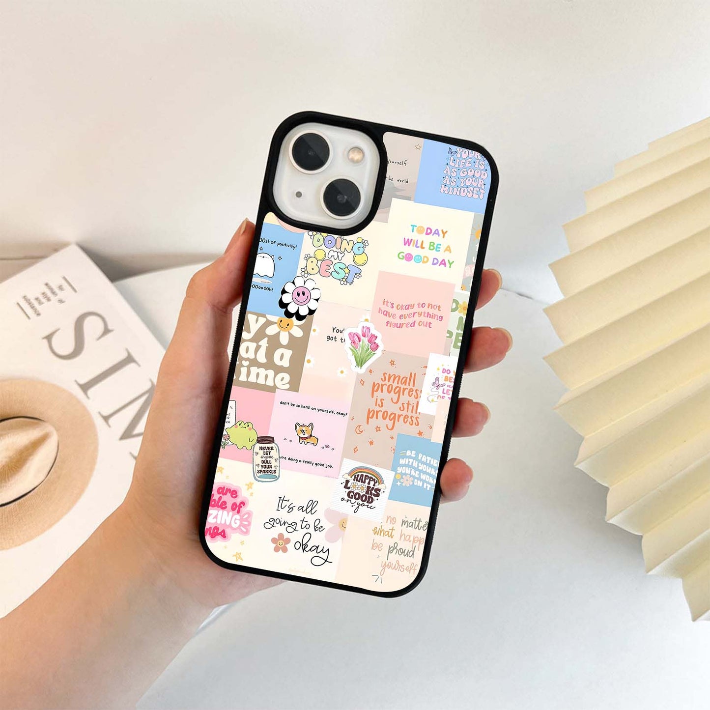 Uplifted Vibe Notes Glass Case