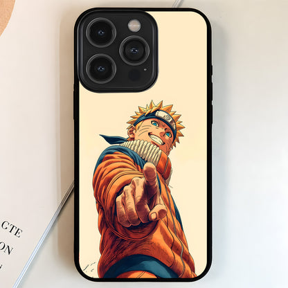 Naruto Bold Attitude Glass Case
