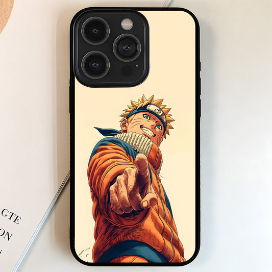 Naruto Bold Attitude Glass Case