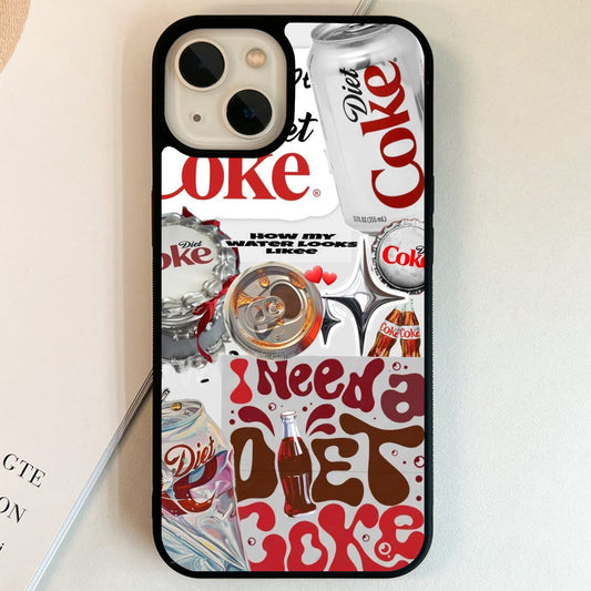 Diet Coke Blood Type Glass Case