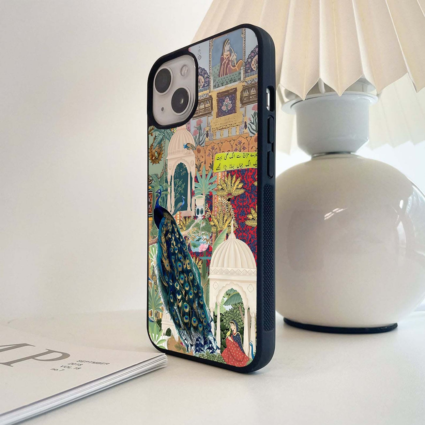 Old Mughal Art Glass Case