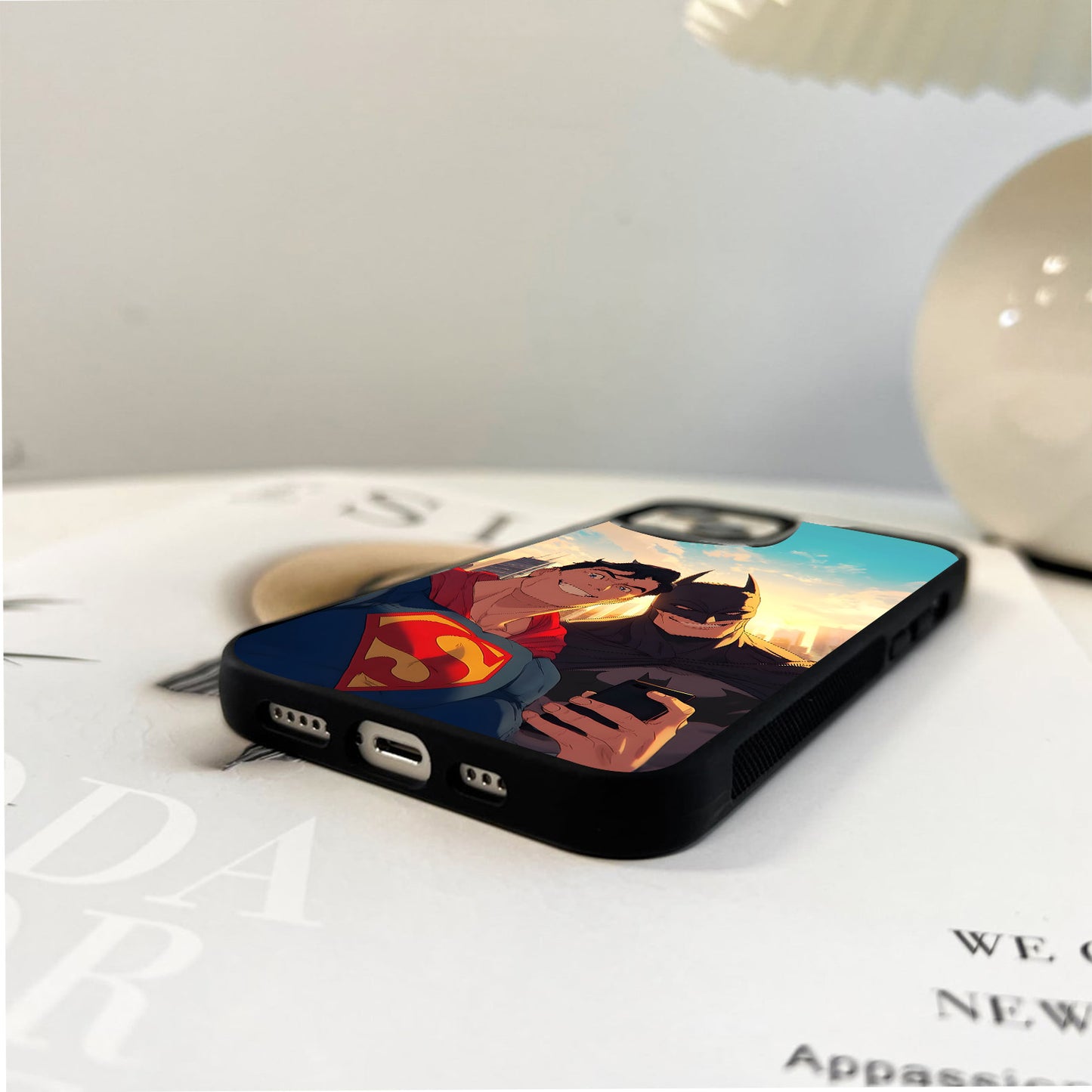 Superman Batman Friends Glass Case
