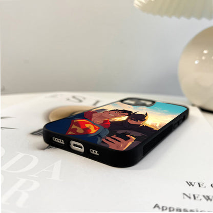 Superman Batman Friends Glass Case
