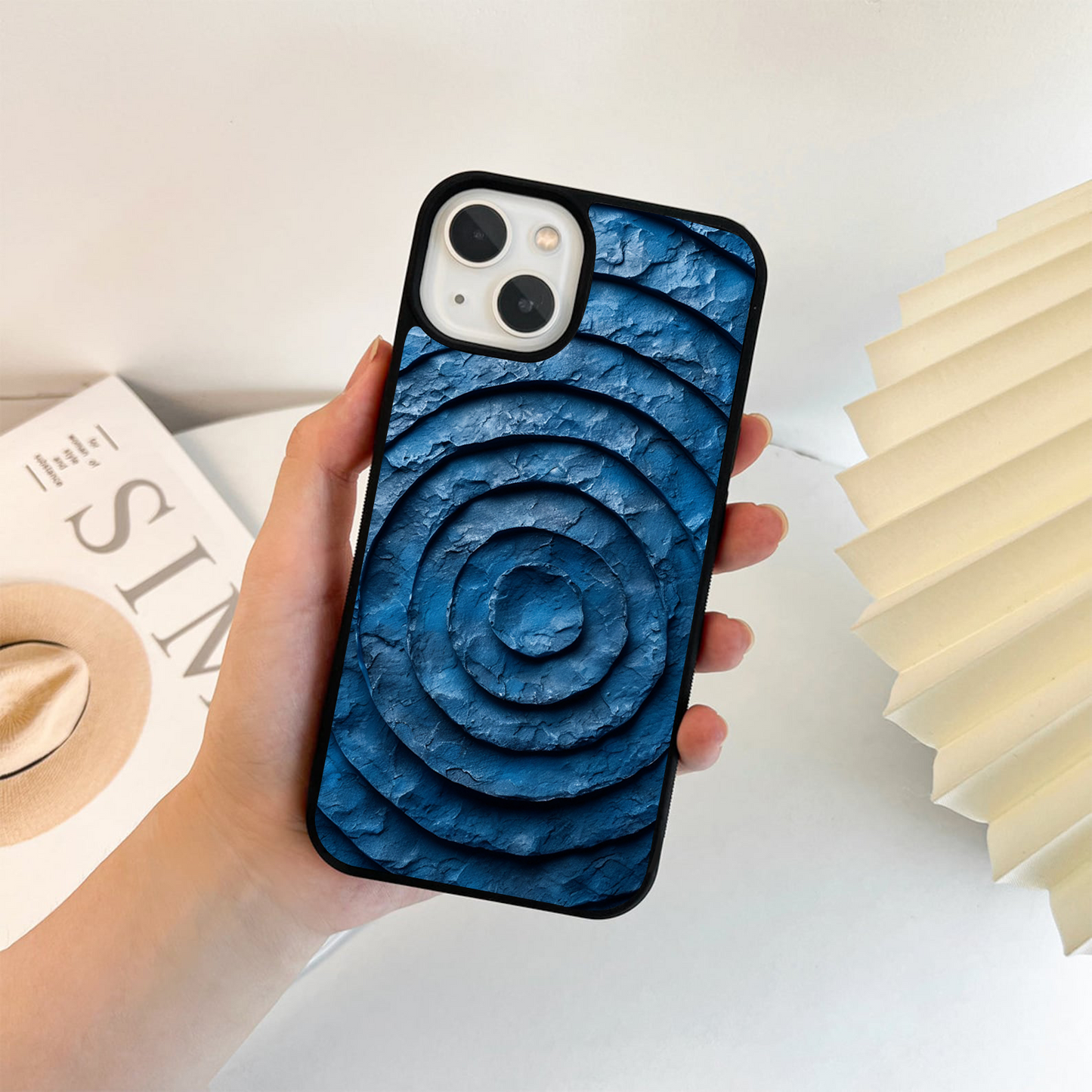 Stone Ripple Flow Glass Case