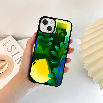 Jungle Gaze Shadow Glass Case