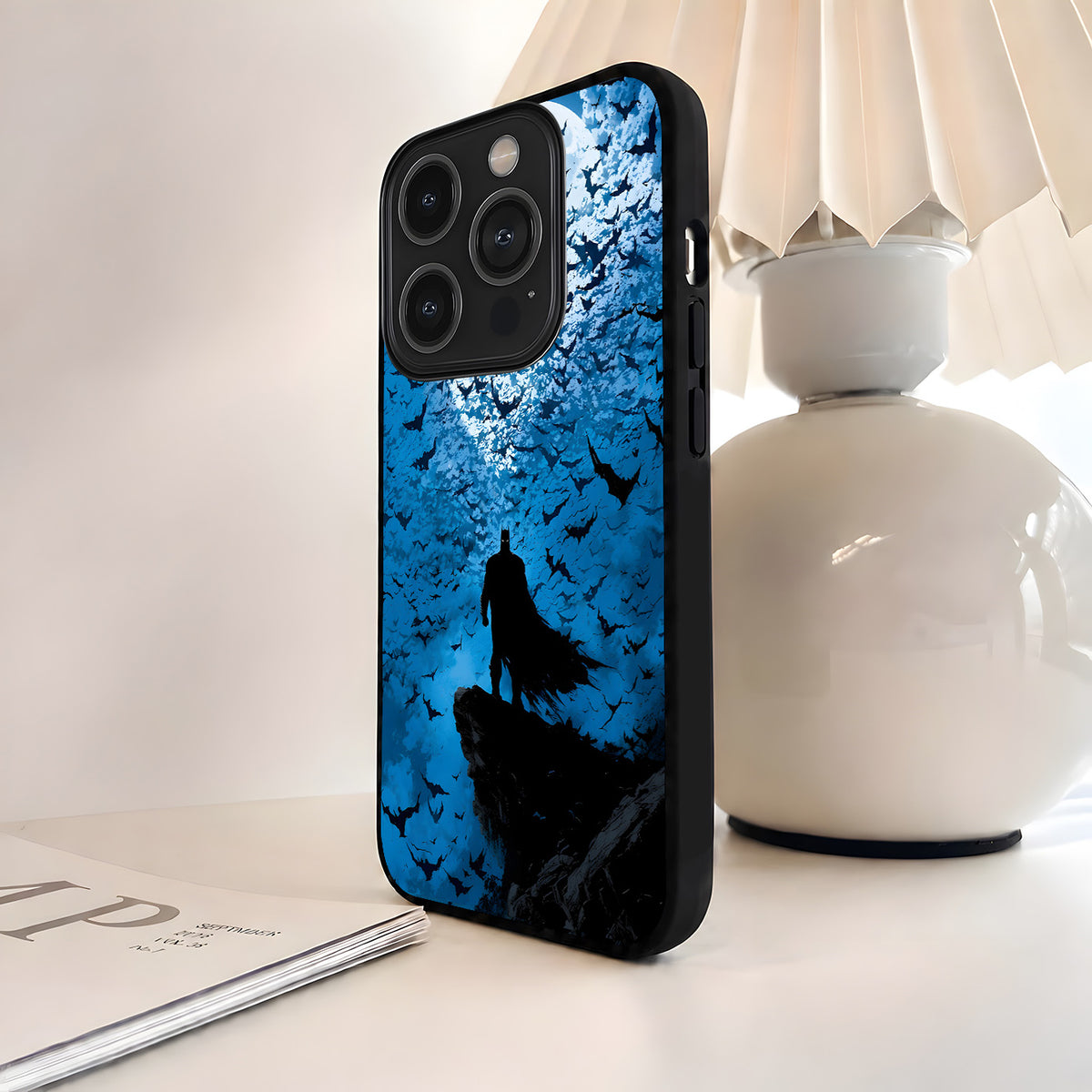 Batman Blue Swarm Glass Case