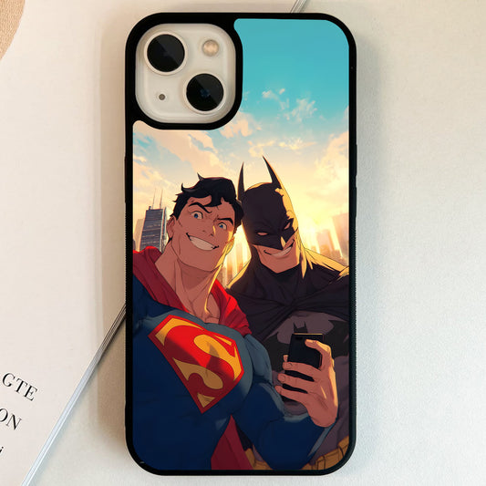 Superman Batman Friends Glass Case