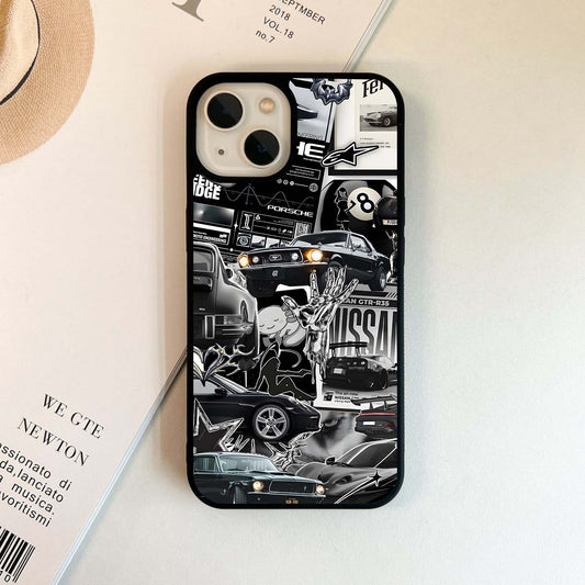 Aesthetic Dark Love Glass Case