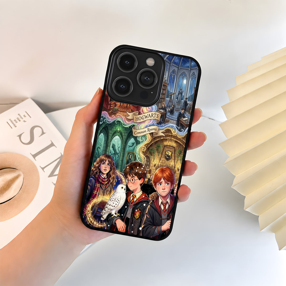 Harry Potter Common Rooms Glass Case