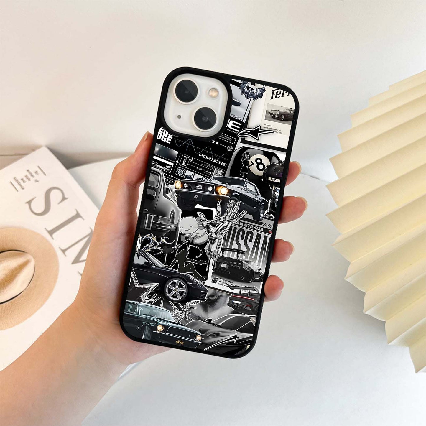 Aesthetic Dark Love Glass Case