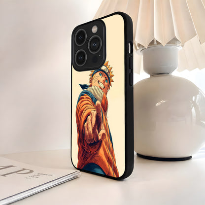 Naruto Bold Attitude Glass Case