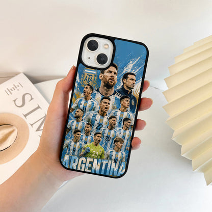 Argentina Football Legends Squad Glass Case