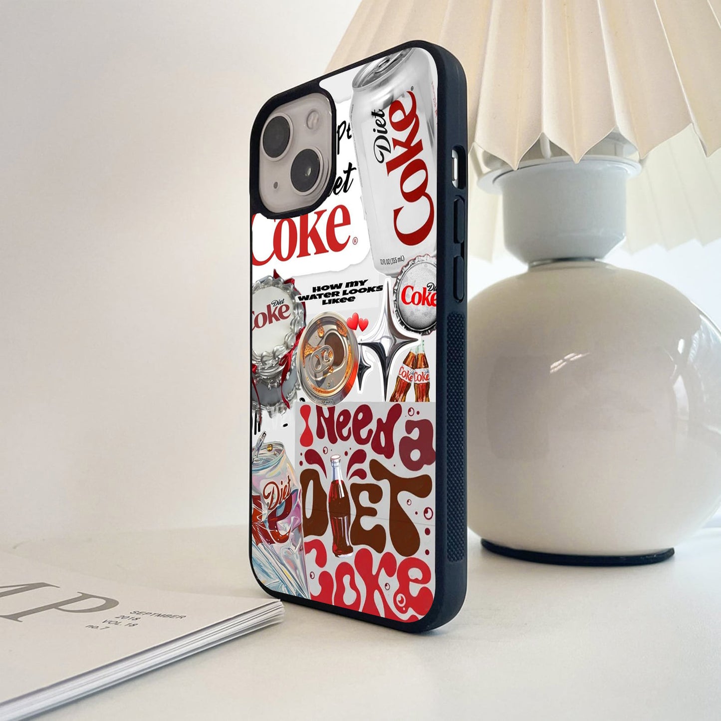 Diet Coke Blood Type Glass Case