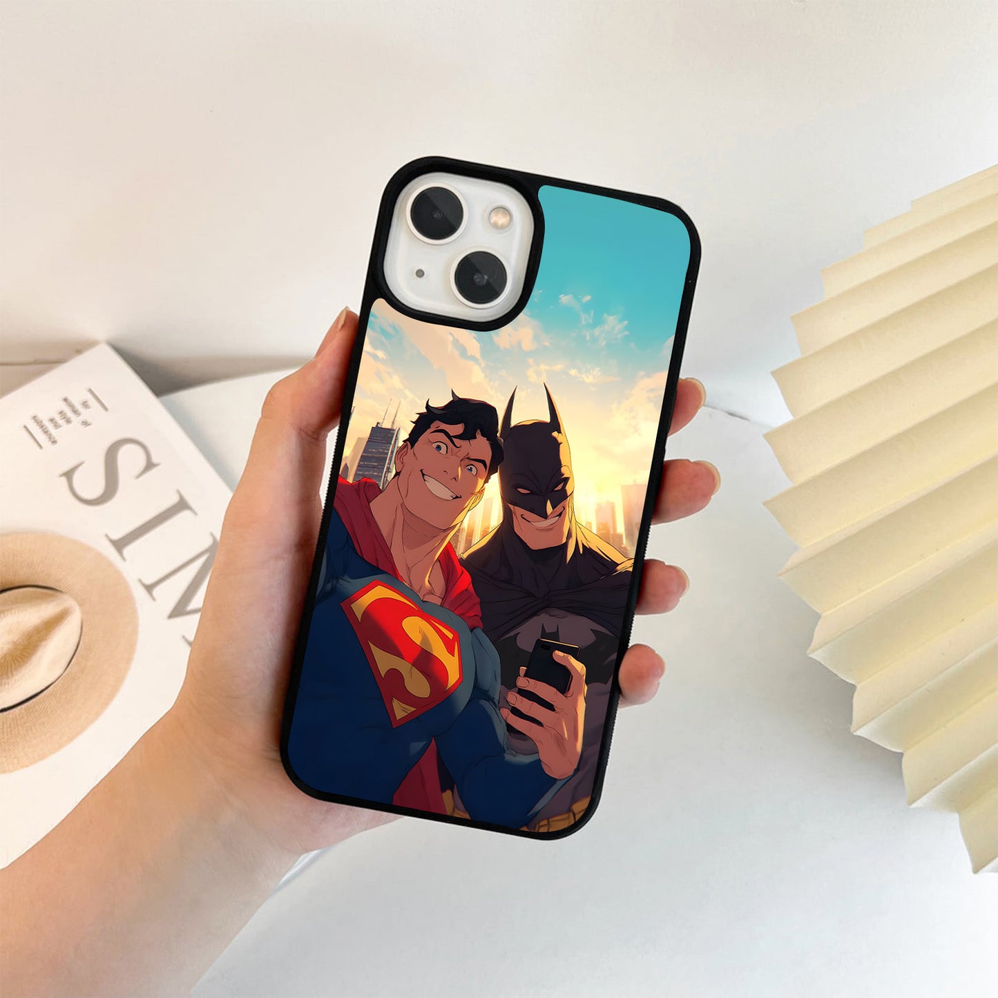 Superman Batman Friends Glass Case