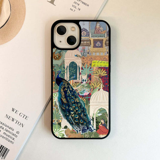 Old Mughal Art Glass Case