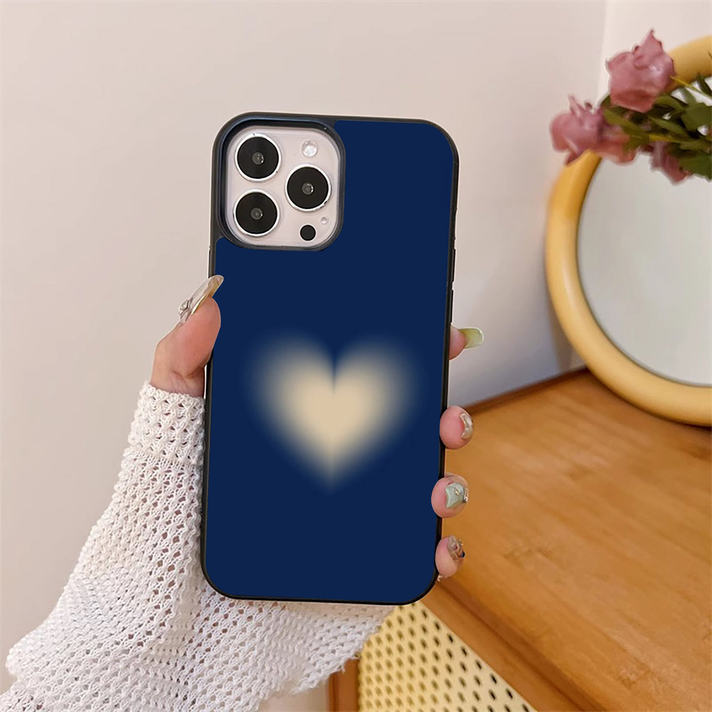 Vibrant Heart Glass Case