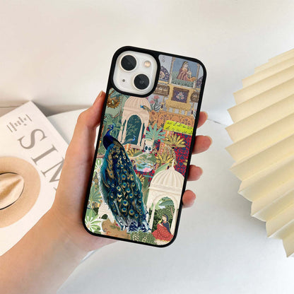 Old Mughal Art Glass Case