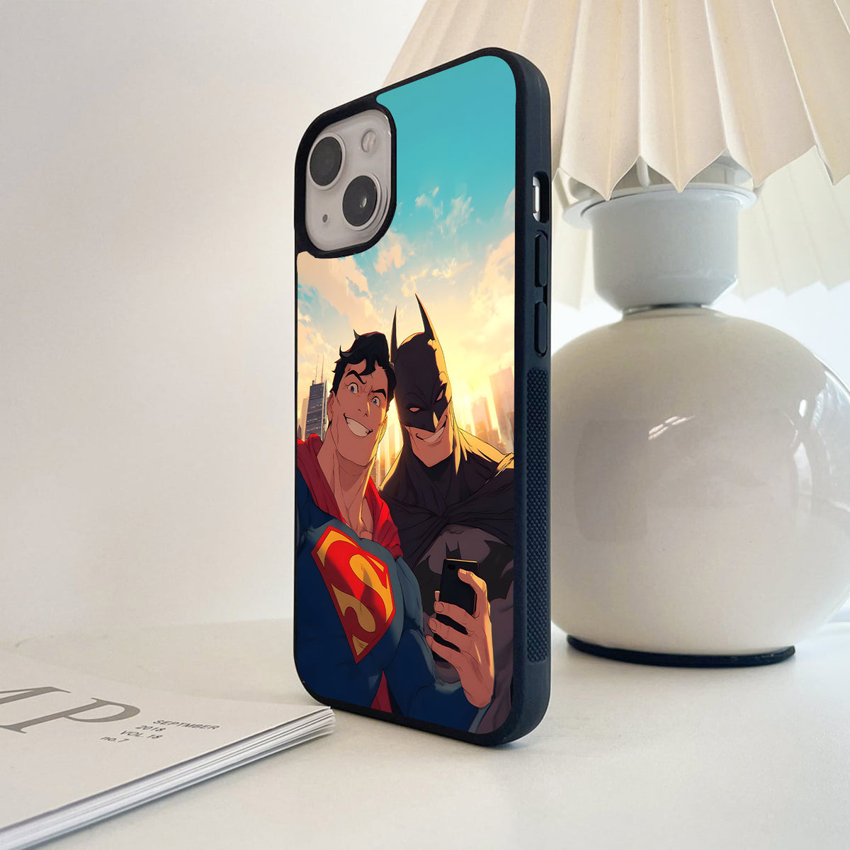 Superman Batman Friends Glass Case