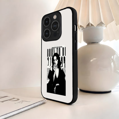 Midnight Muse Poster Glass Case