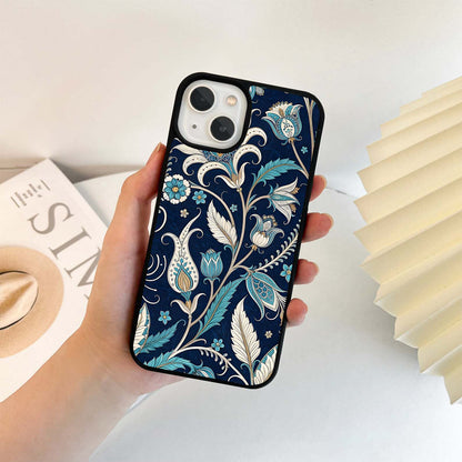 Autumn Floral Tapestry Glass Case