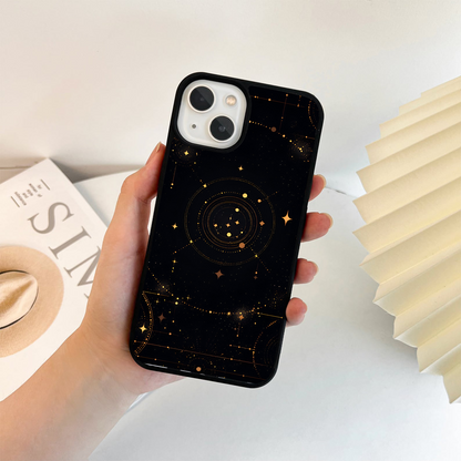 Celestial Dot Circuit Glass Case