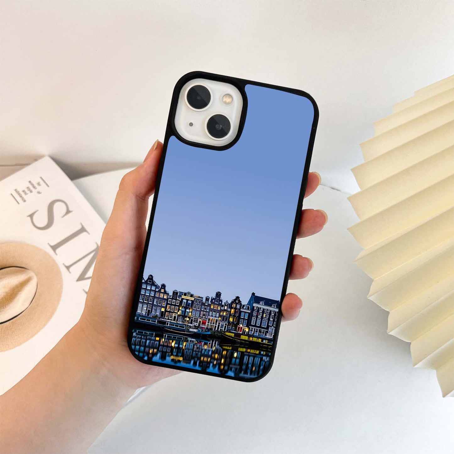 Amsterdam Night Glass Case